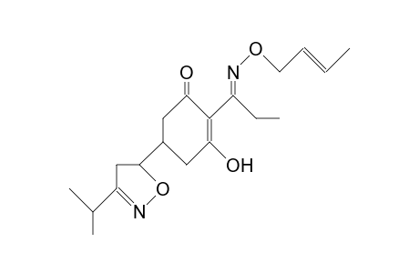 2-Cyclohexen-1-one, 2-[1-[(2-butenyloxy)imino]propyl]-5-[4,5-dihydro-3-(1-methylethyl)-5-isoxazolyl]-3-hydroxy-