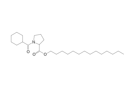 L-Proline, N-(cyclohexanecarbonyl)-, tetradecyl ester