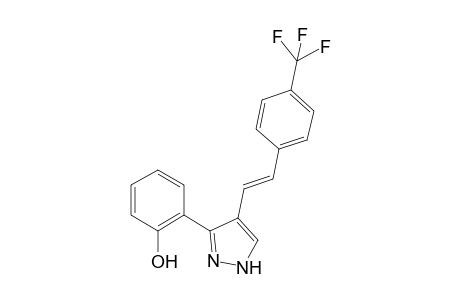 (E)-3/ 5-(2'-Hydroxyphenyl)-4-[p-(trifluoromethyl)styryl]pyrazole