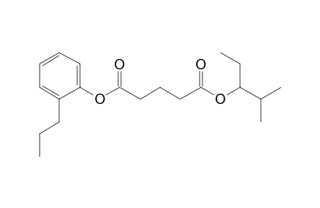 Glutaric acid, 2-methylpent-3-yl 2-propylphenyl ester