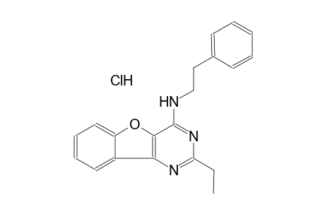2-ethyl-N-(2-phenylethyl)[1]benzofuro[3,2-d]pyrimidin-4-amine hydrochloride