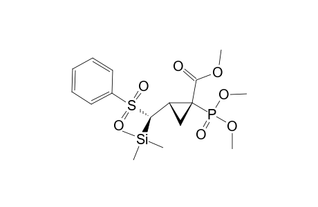METHYL-R-1-(DIMETHOXYPHOSPHORYL)-C-2-[(PHENYLSULFONYL)-(TRIMETHYLSILYL)-METHYL]-1-CYCLOPROPANECARBOXYLATE