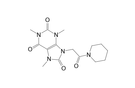 1H-Purine-2,6,8(3H)-trione, 7,9-dihydro-1,3,7-trimethyl-9-(2-oxo-2-piperidinoethyl)-
