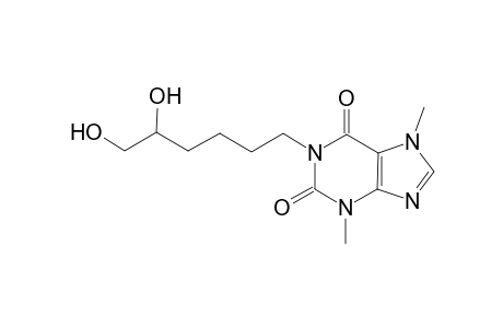 1-(5,6-dihydroxyhexyl)-3,7-dimethyl-purine-2,6-dione