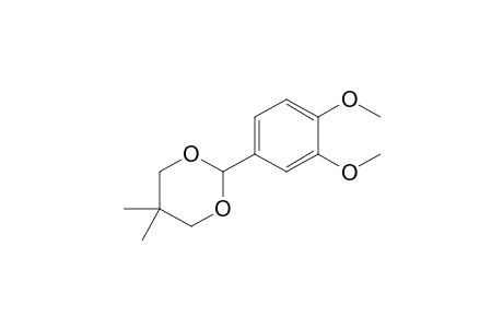 2-(3,4-dimethoxyphenyl)-5,5-dimethyl-1,3-dioxane