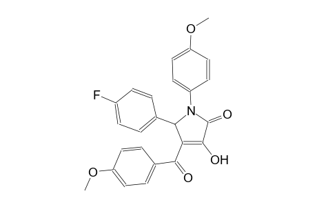 5-(4-fluorophenyl)-3-hydroxy-4-(4-methoxybenzoyl)-1-(4-methoxyphenyl)-1,5-dihydro-2H-pyrrol-2-one