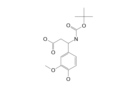 3-(TERT.-BUTOXYCARBONYLAMINO)-3-(4-BENZYLOXY-3-METHOXYPHENYL)-PROPANOIC-ACID