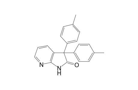 3,3-Bis(4-methylphenyl)-1,3-dihydro-2H-pyrrolo[2,3-b]pyridin-2-one