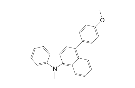 5-(4-Methoxyphenyl)-11-methyl-11H-benzo[a]carbazole