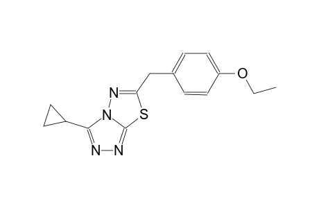 [1,2,4]triazolo[3,4-b][1,3,4]thiadiazole, 3-cyclopropyl-6-[(4-ethoxyphenyl)methyl]-