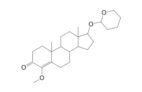 Androst-4-en-3-one, 4-methoxy-17-(tetrahydrpyran-2-yl)oxy-