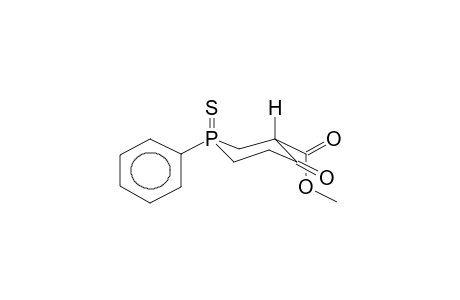 1-EXO-PHENYL-1-THIOXO-3-CARBOMETHOXYPHOSPHORINAN-4-ONE