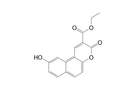 9-Hydroxy-3-keto-benzo[f]chromene-2-carboxylic acid ethyl ester