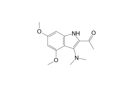 1-[3-(Dimethylamino)-4,6-dimethoxy-1H-indol-2-yl]ethanone