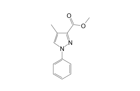 4-methyl-1-phenyl-pyrazole-3-carboxylic acid methyl ester