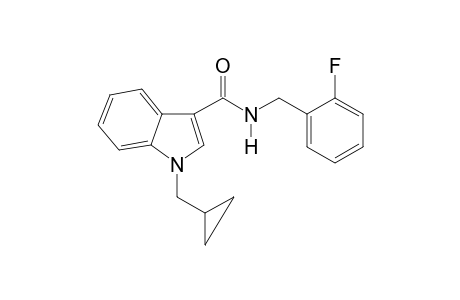 1-Cyclopropylmethyl-N-(2-fluorobenzyl)-1H-indole-3-carboxamide
