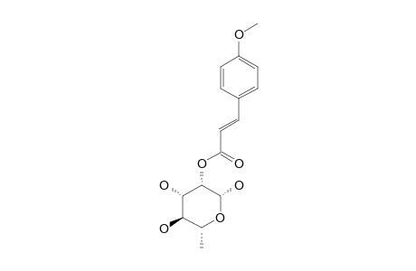 2-O-TRANS-PARA-METHOXYCINNAMOYL-BETA-RHAMNOPYRANOSIDE