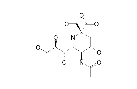 5-ACETAMIDO-2-AMINO-2-N,6-ANHYDRO-2,3,5-TRIDEOXY-2-C-(HYDROXYMETHYL)-D-ERYTHRO-L-GLUCO-NONONIC-ACID