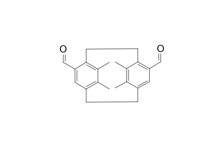 Tricyclo[8.2.2.2(4,7)]hexadeca-4,6,10,12,13,15-hexaene-5,12-dicarboxald ehyde, 13,14,15,16-tetramethyl-, stereoisomer