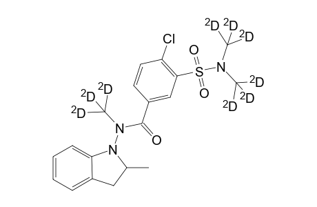 Indapamide - (nonadeuterio)trimethyl derivative