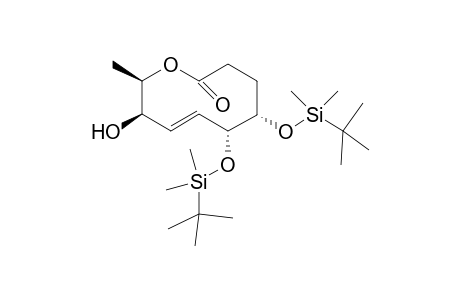 (5S,6R,9R,10R)-9-Hydroxy-5,6-bis((tert-butyldimethylsiloxy)-10-methyl-3,4,5,6,9,10-hexahydro-2H-oxecinone
