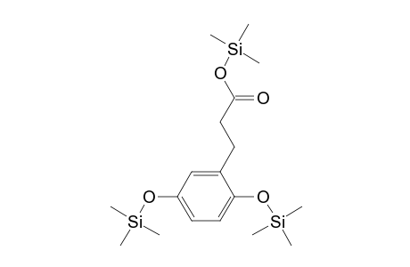 Benzenepropanoic acid, 2,5-bis[(trimethylsilyl)oxy]-, trimethylsilyl ester