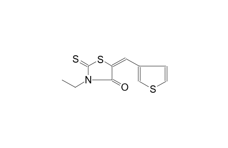 (5E)-3-ethyl-5-(3-thienylmethylene)-2-thioxo-1,3-thiazolidin-4-one