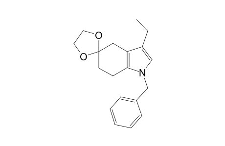 1-Benzyl-3-ethyl-5,5-(ethylenedioxy)tetrahydroindole
