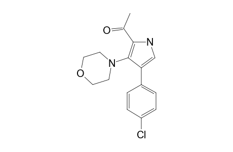 1-[4-(4-chlorophenyl)-3-morpholin-4-yl-1H-pyrrol-2-yl]ethanone