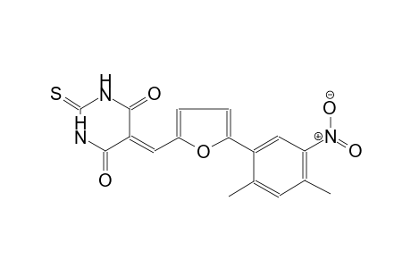 4,6(1H,5H)-pyrimidinedione, 5-[[5-(2,4-dimethyl-5-nitrophenyl)-2-furanyl]methylene]dihydro-2-thioxo-