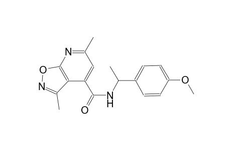 isoxazolo[5,4-b]pyridine-4-carboxamide, N-[1-(4-methoxyphenyl)ethyl]-3,6-dimethyl-