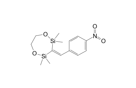 2,2,4,4-Tetramethyl-3-(4-nitro)benzylidene-1,5-dioxa-2,4-disilacycloheptan