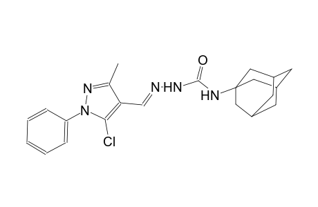 5-chloro-3-methyl-1-phenyl-1H-pyrazole-4-carbaldehyde N-(1-adamantyl)semicarbazone
