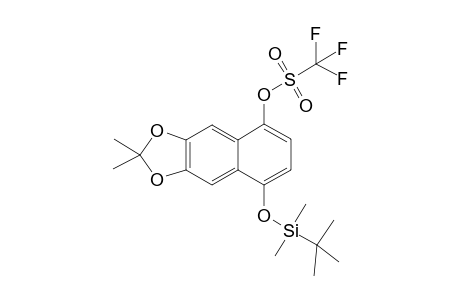 1-tert-Butyldimethylsiloxy-6,7-Isopropylidenedioxy-4-trifloxynaphthalene