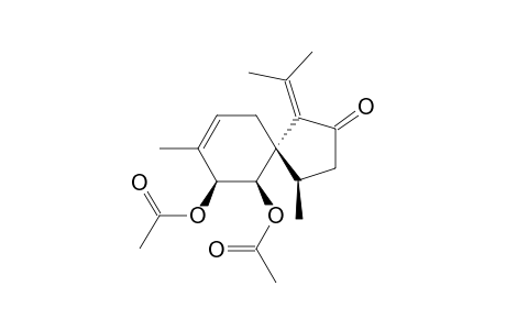 BARBIACORADIENONE;2;3-DIACETOXY-4,7(11)-ACORADIEN-8-ONE