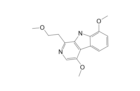4,8-dimethoxy-1-(2-methoxyethyl)-9H-$b-carboline