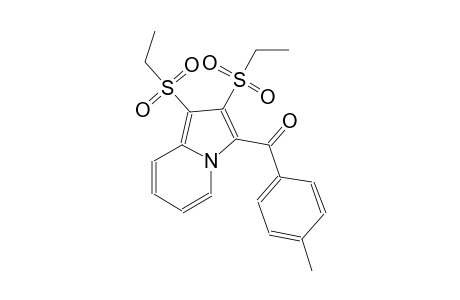[1,2-bis(ethylsulfonyl)-3-indolizinyl](4-methylphenyl)methanone