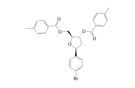 1-BETA-(4-BROMOPHENYL)-1,2-DIDEOXY-3,5-DI-O-(4-TOLUOYL)-D-RIBOFURANOSIDE