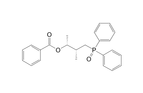 (2R*,3R*)-4-Diphenylphiosphinoyl-3-methylbutan-2-yl benzoate