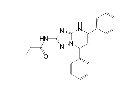 N-(5,7-diphenyl-4,7-dihydro[1,2,4]triazolo[1,5-a]pyrimidin-2-yl)propanamide