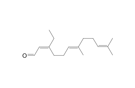 (2Z,6E)-3-ethyl-7,11-dimethyldodeca-2,6,10-trienal