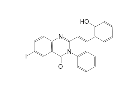 4(3H)-quinazolinone, 2-[(E)-2-(2-hydroxyphenyl)ethenyl]-6-iodo-3-phenyl-