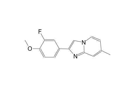 2-fluoro-4-(7-methylimidazo[1,2-a]pyridin-2-yl)phenyl methyl ether