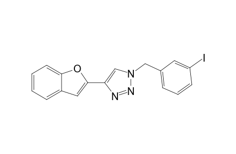 4-(Benzofuran-2-yl)-1-(3-iodobenzyl)-1H-1,2,3-triazole