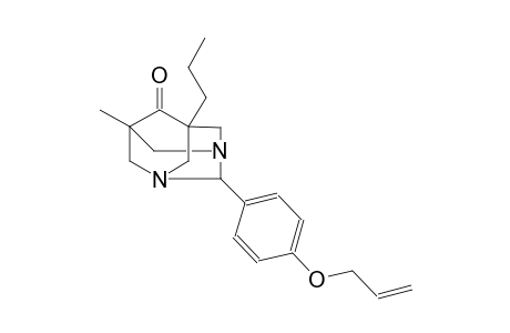 2-[4-(allyloxy)phenyl]-5-methyl-7-propyl-1,3-diazatricyclo[3.3.1.1~3,7~]decan-6-one