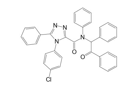 4H-1,2,4-Triazole-3-carboxamide, 4-(4-chlorophenyl)-N-(2-oxo-1,2-diphenylethyl)-N,5-diphenyl-