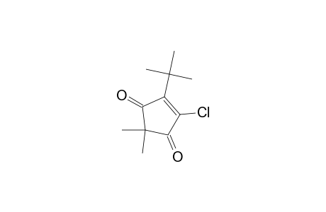 4-tert-Butyl-5-chloro-2,2-dimethylcyclopent-4-ene-1,3-dione