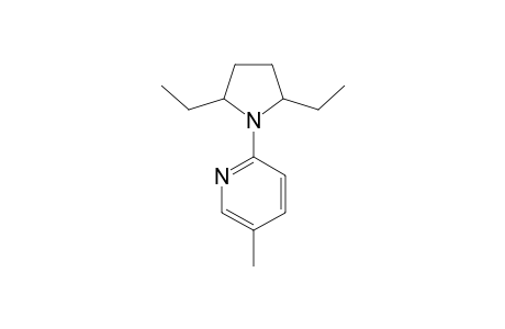 2,5-DIETHYL-1-(5-METHYL-2-PYRIDINYL)-PYRRORIDINE;MAJOR-ISOMER