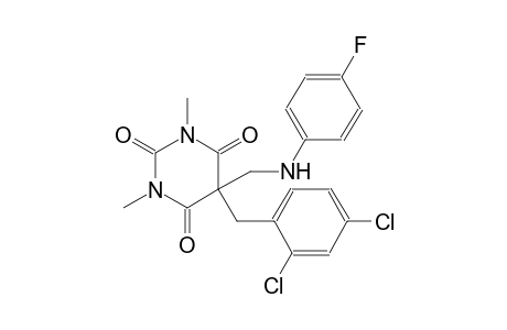2,4,6(1H,3H,5H)-pyrimidinetrione, 5-[(2,4-dichlorophenyl)methyl]-5-[[(4-fluorophenyl)amino]methyl]-1,3-dimethyl-