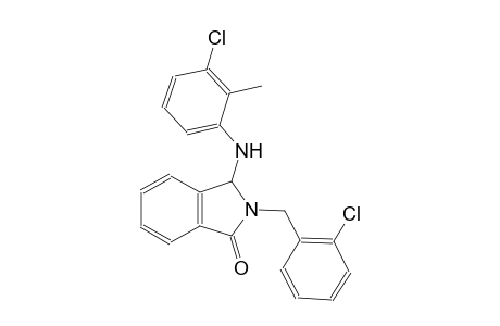 1H-isoindol-1-one, 3-[(3-chloro-2-methylphenyl)amino]-2-[(2-chlorophenyl)methyl]-2,3-dihydro-